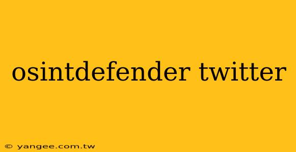 osintdefender twitter