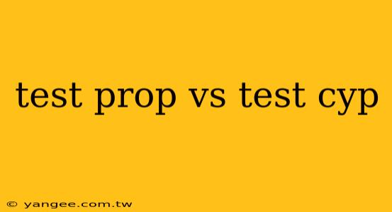 test prop vs test cyp